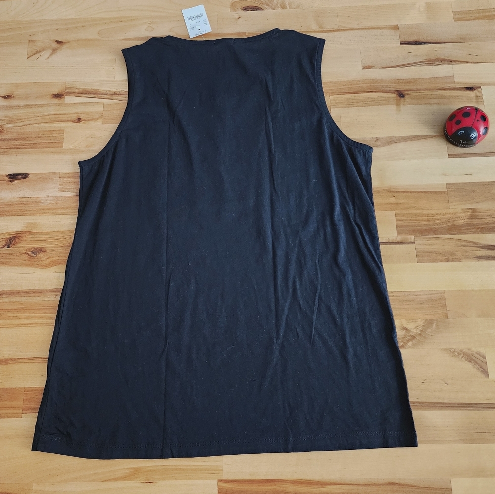 J Crew Factory Sleeveless Top Womens Size Small Black White Embroidery NWT - Picture 2 of 10